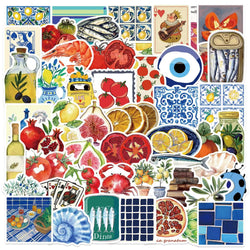 Mediterranean Tomato Graffiti Stickers Waterproof DIY Phone Guitar Laptop Helmet Cup Album Toy (ONLINE ORDER ONLY)