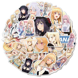 10/30/50PCS My Dress Up Darling Stickers Funny Anime Decals Kawaii Girl Graffiti Scrapbook Luggage Laptop Guitar Bike Sticker (ONLINE ORDER ONLY)