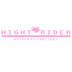 Night Rider for Car Sticker Decoration Windshield Banner JDM Stickers Sports Style External Accessories Waterproof Vinyl Decals (ONLINE ORDER ONLY)