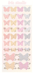 Cute Star Moon Rose Series Laser Stickers Hand Account Idol Card DIY Material Decorative Sticker Personalized Korean Stationery (ONLINE ORDER ONLY)