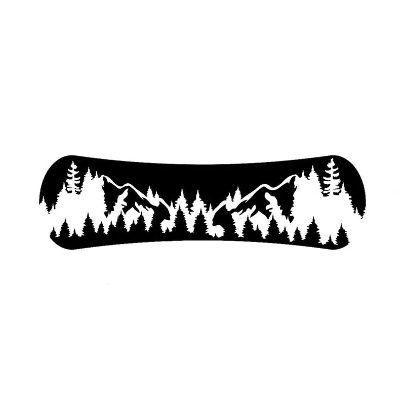 Snowboard For Car Sticker Computer Laptop Stickers Accessories Decorations Bumper Window Die Cutting Vinyl PVC Decals (ONLINE ORDER ONLY)