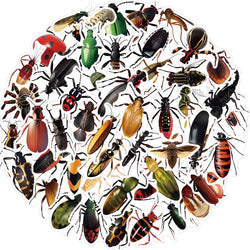 Insect Animal Cartoon Stickers for Kids - 10/30/50PCS DIY Decoration for Suitcase, Notebook, Phone (Online Order Only)