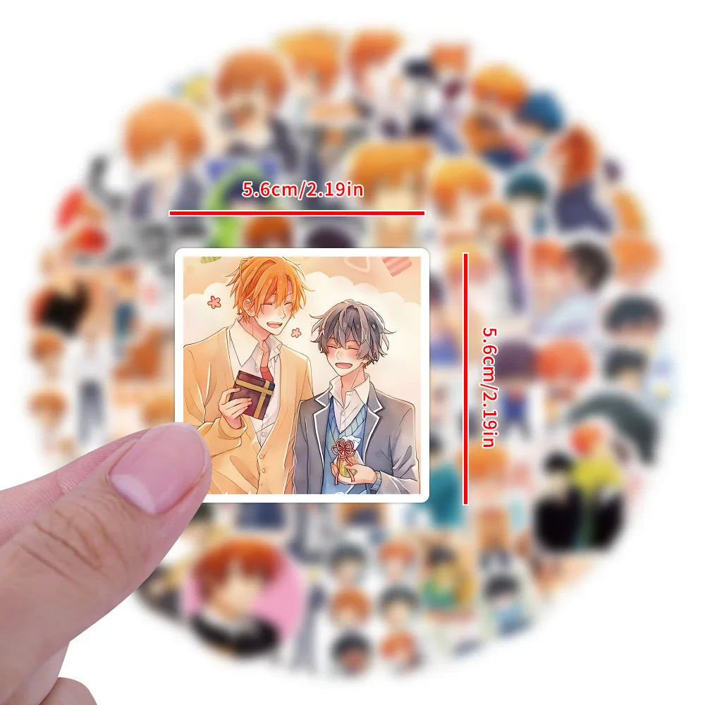 10/30/55/110PCS Sasaki and Miyano Stickers Rotten Boy Cartoon Stciekr Funny Anime Decals Laptop Guitar Car Bike Skateboard Toy (Online Order Only)