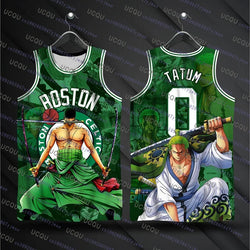 One Piece Basketball Jersey: Luffy Zoro Tatum No.0 Vest (ONLINE ORDER ONLY)