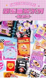 30pcs/lot Sweet Pictorial Series Scrapbooking Stickers Korean ins Hand Account Journal Collage Deco Material Stationery Sticker (ONLINE ORDER ONLY)