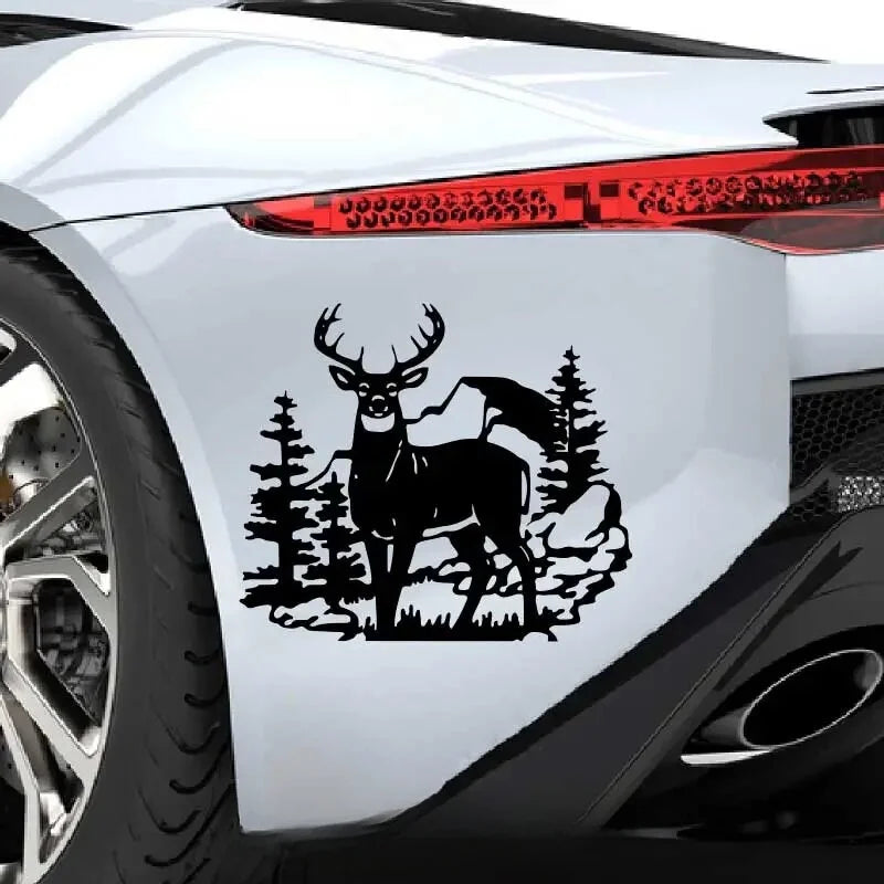 Wild Animal Car Sticker - Elevate Your Car's Look with a Stylish Hunting Decal!For Car Door And Window Decoration Stickers (ONLINE ORDER ONLY)