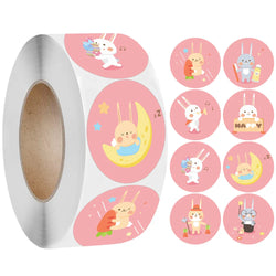 500pcs/roll Animals Stationery Labels Cute Reward Stickers For Kids Children Kindergarten School Students Games Toy (ONLINE ORDER ONLY)