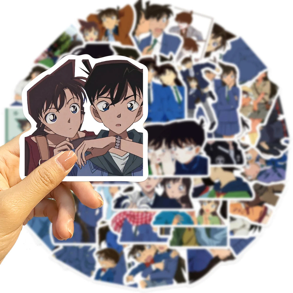 50pcs Cartoon Animation Stickers Waterproof DIY Car Decals Kids Toys Decorative Desk Laptop Water Cup Stationery Box Sticker (Online Order Only)