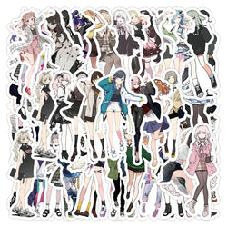 Cute Girl Stickers Decals for Laptop Phone Notebook Guitar Diary Album - 10/30/50pcs (Online Order Only)