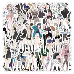 Cute Girl Stickers Decals for Laptop Phone Notebook Guitar Diary Album - 10/30/50pcs (Online Order Only)