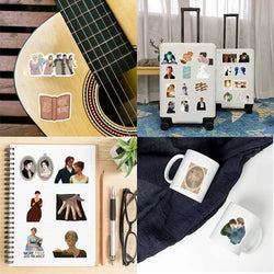 50pcs Pride And Prejudice Stickers TV Show Classic Movie Decals For Laptop Scrapbook Water Bottle Phone Bike Helmet Sticker (Online Order Only)