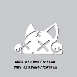 CUTE CAT DECAL,CARTOON CAT stickers,creative&funny decal with high quality for car trucks motorcycles &laptops (ONLINE ORDER ONLY)