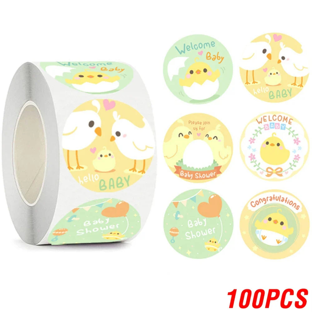100-500pcs Lovely Animal Stickers Sealing Labels Reward Sticker For School Teacher Kids Stationery Sticker Gift Decor (ONLINE ORDER ONLY)