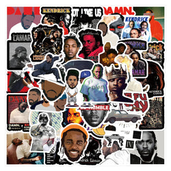 Kendrick Lamar Stickers Waterproof Decals for Skateboard Phone Guitar (Online Order Only)