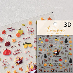 Cute Colored Mushrooms Water Bubbles Umbrella-shaped Plant Various Shapes Fungi Lovely Adhesive Nail Art Stickers Manicure Decal (ONLINE ORDER ONLY)