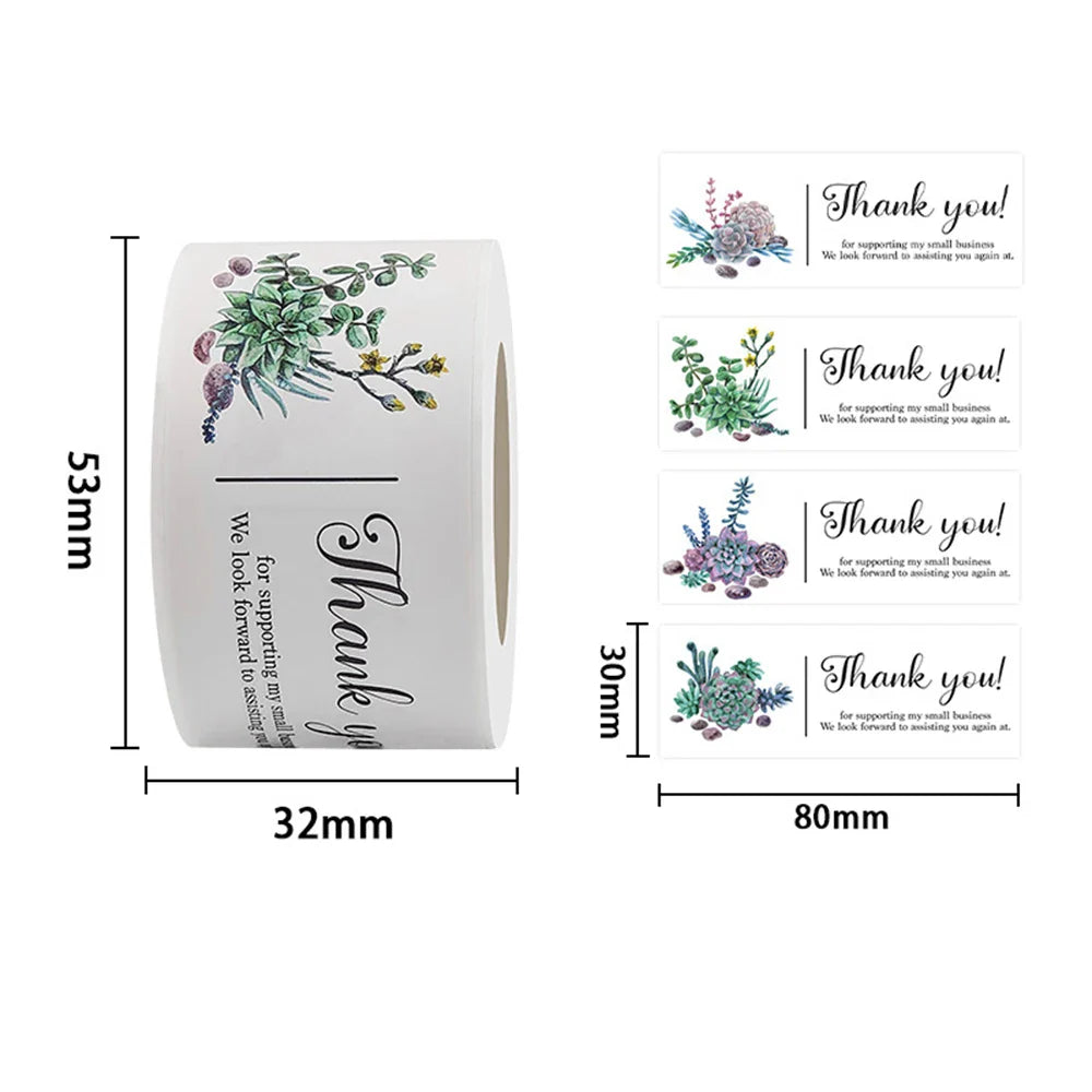120pcs This Package Nice To Meet You Too Sticker Thank You Small Business Handmade Merchandise Decoration  Seal Label (ONLINE ORDER ONLY)
