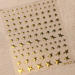 Dreamy Moon Star Cloud Butterfly Starrylight Rhinestone 5D Soft Embossed Relief Nail Art Sticker 3D Decal Decoration Manicure (ONLINE ORDER ONLY)
