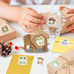 100-500pcs Frog Animals Reward Stickers School Students Cute Cartoon Encouragement Sticker Scrapbooking DIY Gift Decoration (ONLINE ORDER ONLY)