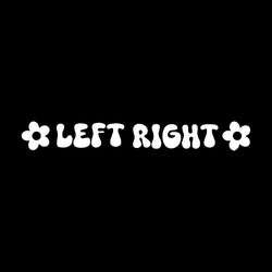 Left & Right Sticker for Car Interior Rearview Mirror Decoration Fashion Sticker High Quality Waterproof Vinyl Decals (ONLINE ORDER ONLY)