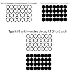 Honeycomb JDM Car Sticker Windshield Banner Night Run JDM Sport Competition Style Decorative Vinyl Decals Fits For Any Car (ONLINE ORDER ONLY)