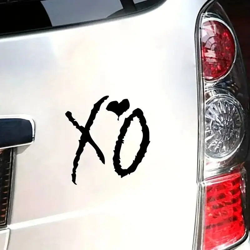 XO Stickers about XO Weekend Cuddle And Kiss Style, Personality Funny Car Stickers, Trunk Cover Car Stickers,For Cars, Trucks, (ONLINE ORDER ONLY)