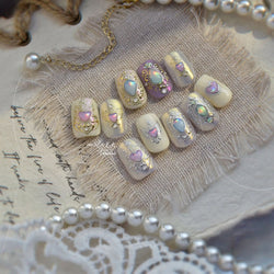 Colorful Geometric Gem Wing Love Heart Bowknot Moon Star Figure Totem Line Retro Self Adhesive Nail Art Stickers Manicure Decals (ONLINE ORDER ONLY)