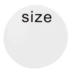 500pcs/roll Self Adhesive Sticky White Label Writable Size Stickers Blank Note Label Wholesale Low Price Dimension: 2.5cm (Online Order Only)
