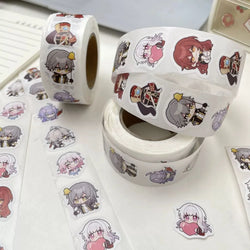 500pcs/Roll Honkai Impact 3 Game Cartoon Sealing Sticker DIY PVC Laptop Decals Decoration Stiker Reward Gift Toys (Online Order Only)