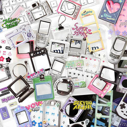15pcs/lot American Style Retro Material Pack Paper Card Decorative Sticker for Photo Frame Planner Journal DIY Collage (ONLINE ORDER ONLY)