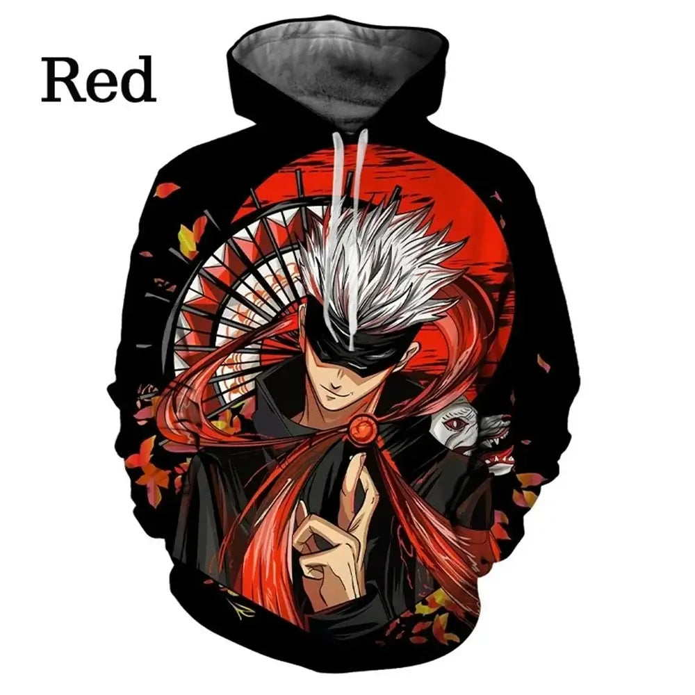 Jujutsu Kaisen Satoru Gojo Hoodie Anime Manga Sweatshirt (ONLINE ORDER ONLY)