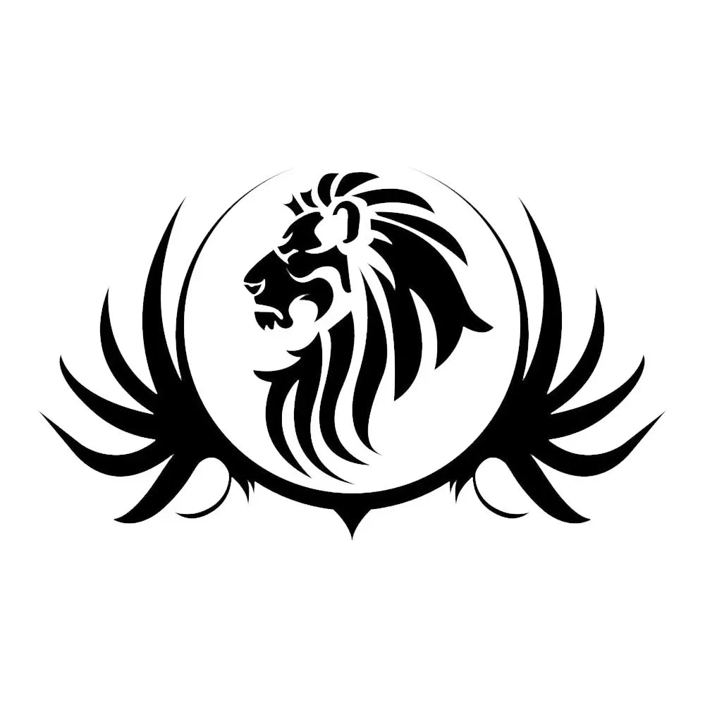 LION FAUVE TRIBAL Originality Vinyl Decal  Car-Styling Window Bumper Accessories Car Sticker (ONLINE ORDER ONLY)