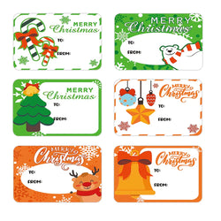 50-250pcs Christmas Sticker Sealing Sticky Labels Aesthetic Kraft Paper Thank You Stationery Supply Decorative Scrapbook lables (ONLINE ORDER ONLY)