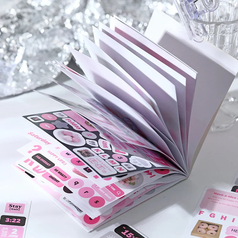 20 pcs INS Aesthetic Landscape Sticker Book DIY Journal Decoration Art Scrapbooking Supplies Material Kawaii Stationery Stickers (Online Order Only)