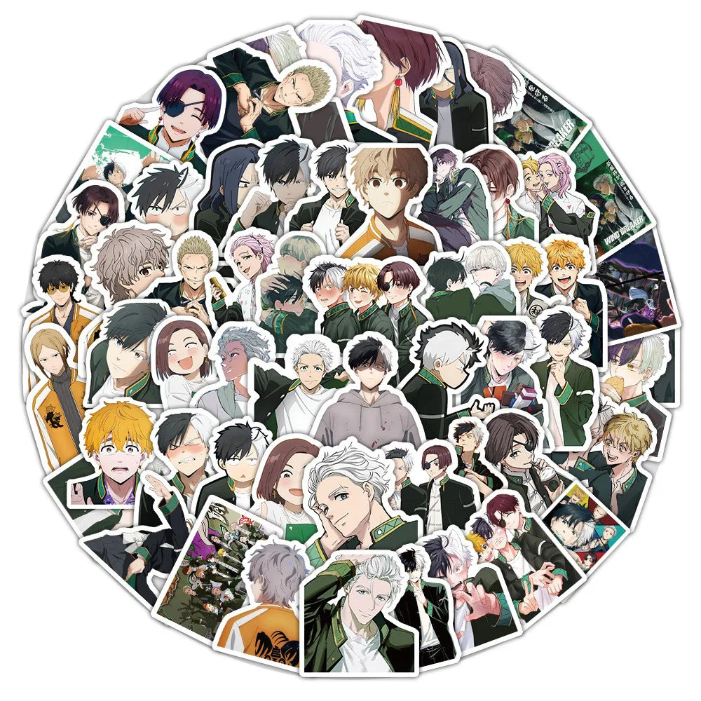 Anime Stickers 10/30/50PCS Waterproof Decals for Laptop, Car, Bike, Skateboard, Guitar (ONLINE ORDER ONLY)