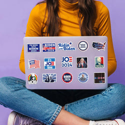 50pcs Cartoon Funny Joe Biden Harris Stickers Decals DIY Graffiti Toys For Laptop Guitar Luggage Skateboard Kids Sticker (ONLINE ORDER ONLY)