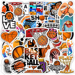 Basketball Theme Lovers Stickers DIY Toy Gift  Decorative Graffiti Decal for Phone Laptop Bottles Scrapbook Kids Waterproof (ONLINE ORDER ONLY)