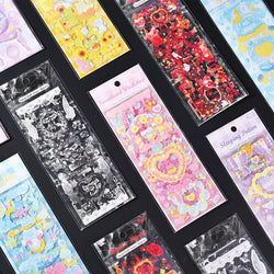 4pcs/set Sweet Cool Bear Call Series Scrapbooking Sticker Korean ins Hand Account Idol Card DIY Deco Material Sticker Stationery (ONLINE ORDER ONLY)