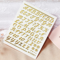 1Pc Laser Silver Gold Lines Stripe Nail Sticker Metal Strip Luxury Nails Slider Self Adhesive Slider Papers Transfer Stickers *& (Online Order Only)