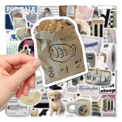 Cute Stickers Pack for Laptop, Luggage, Skateboard, DIY Decals for Kids (Online Order Only)