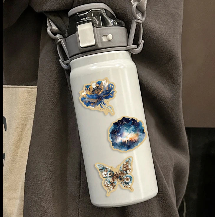 50pcs Retro Astronomy Universe Planets Stickers Galaxy Moon Astrology Aesthetic Decals Sticker for Suitcase Phone Notebook﻿ (ONLINE ORDER ONLY)