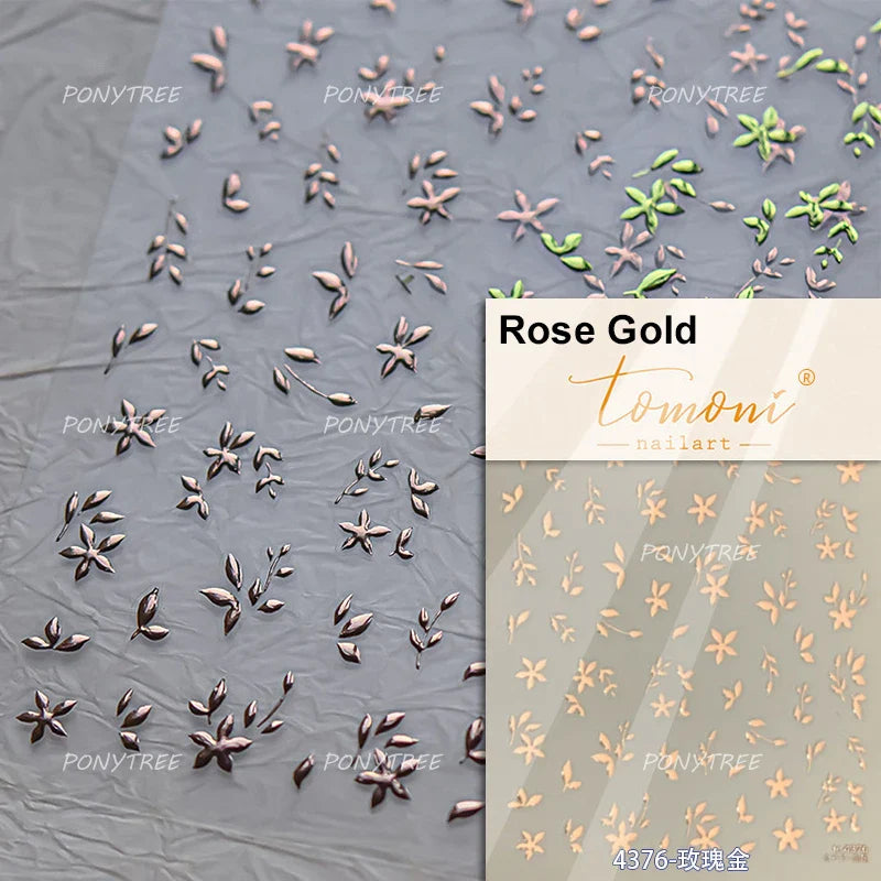 Hot Stamping Purple Line Love Heart Lace Bowknot Chain Branches Star Flower Leaf Butterfly Plant Flower Nail Art Stickers Decals (Online Order Only)