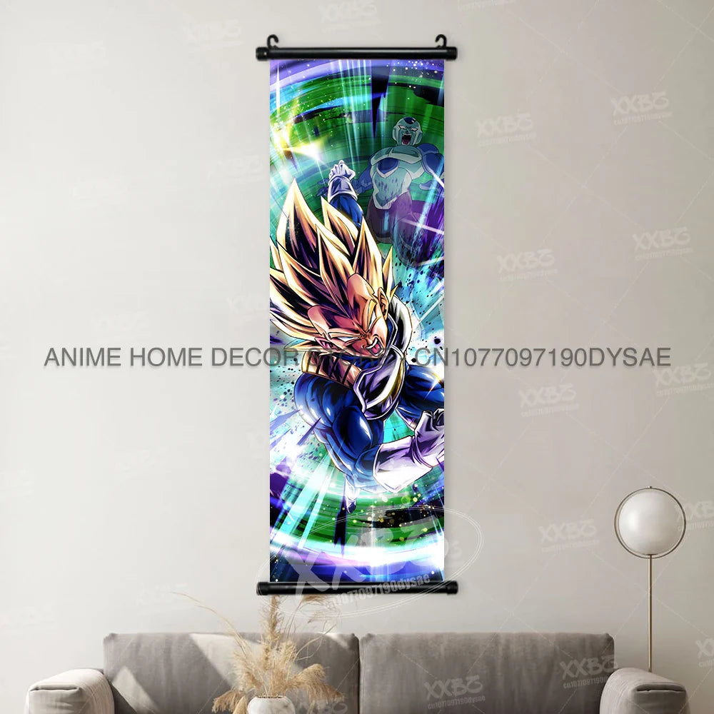 Dragon Ball Posters: Goku & Vegeta Anime Wall Scrolls (ONLINE ORDER ONLY)