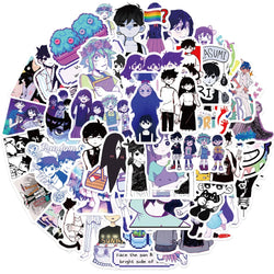 Omori Game Stickers 10/30/50Pcs for Suitcase, Skateboard, Laptop, Luggage, Fridge, Phone, Car, DIY Decal (ONLINE ORDER ONLY)