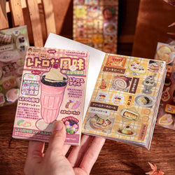 30piece/book Retro Flavor Museum Series Sticker for Phone Camera Journal Postcard DIY Kawaii Decoration Sticker Gift (ONLINE ORDER ONLY)