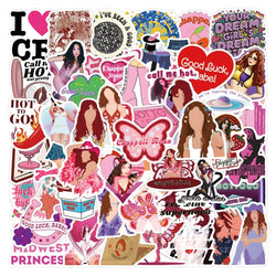 10/30/55PCS Star Singer Chappell Roan Stickers Cartoon Decals DIY Laptop Notebook Phone Suitcase Wall Waterproof Sticker Toys (ONLINE ORDER ONLY)