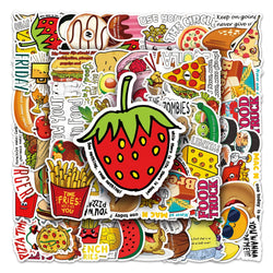 50Pcs Cartoon Waterproof Vinyl Stickers for Skateboard, Snowboard, Home Decor (Online Order Only)