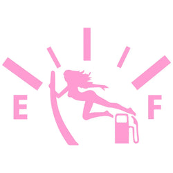 Swordswoman Empty Full Gas Gauge Sticker for Car Fuel Tank Cap Door Decoration Automotive Supplies Outdoor Stickers Vinyl Decals (ONLINE ORDER ONLY)