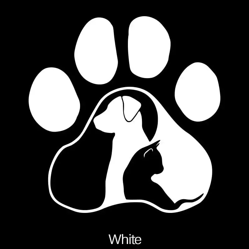 Dog and Cat，Show Your Love for Animals with These Adorable Car Stickers!For Cars, Trucks, Walls, Laptops, Windows, Motorcycles. (ONLINE ORDER ONLY)
