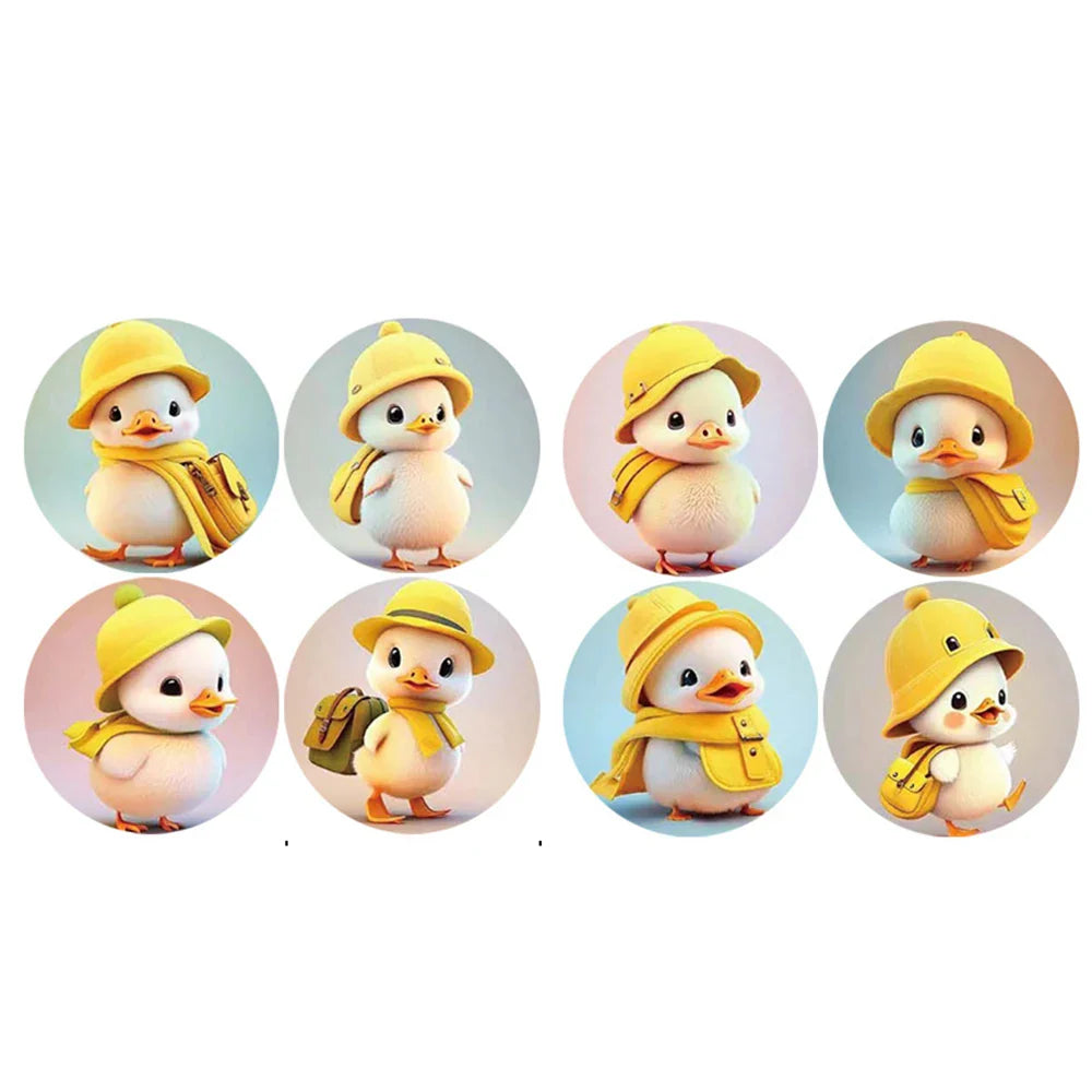 100-500pcs Lovely Duck Stickers Reward Self Adhesive Seal Lables For Scrapbooking Cards Handmadek,  Stationery Stickers (ONLINE ORDER ONLY)