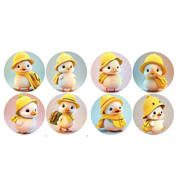 100-500pcs Lovely Duck Stickers Reward Self Adhesive Seal Lables For Scrapbooking Cards Handmadek,  Stationery Stickers (ONLINE ORDER ONLY)